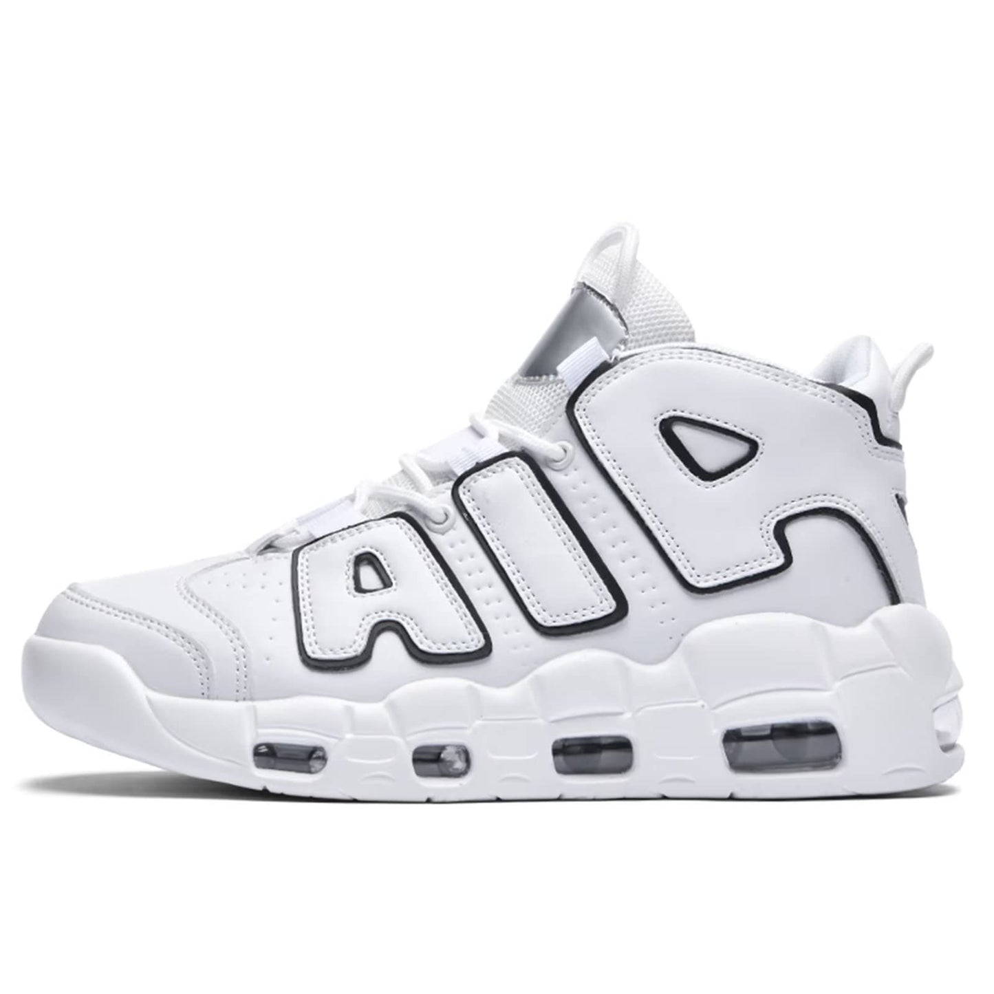 Aszeller Herren Damen Air Uptempo Sneaker Schuhe Laufschuhe Turnschuhe mit Luftpolster Walkingschuhe Basketballschuhe Sportschuhe