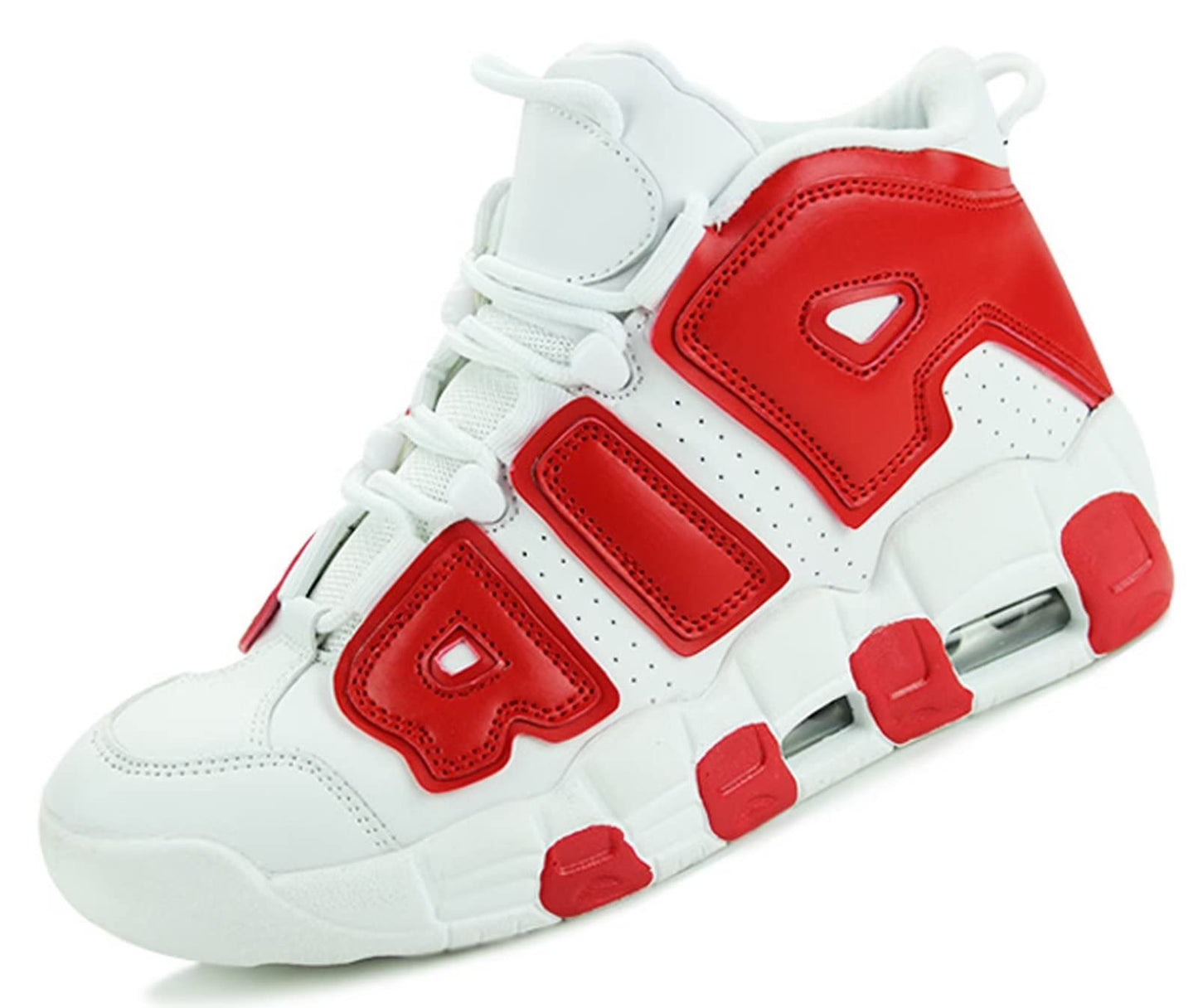 Aszeller Herren Damen Air Uptempo Sneaker Schuhe Laufschuhe Turnschuhe mit Luftpolster Walkingschuhe Basketballschuhe Sportschuhe