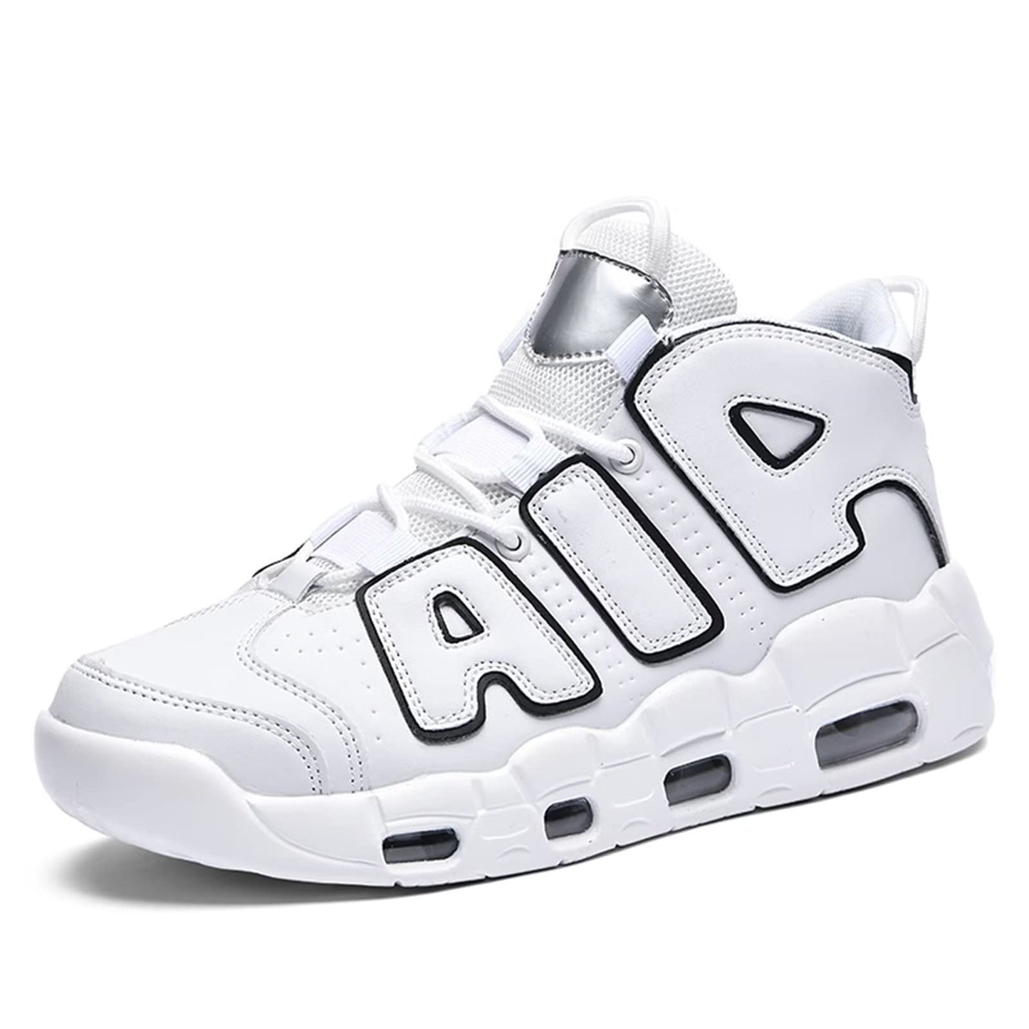 Aszeller Herren Damen Air Uptempo Sneaker Schuhe Laufschuhe Turnschuhe mit Luftpolster Walkingschuhe Basketballschuhe Sportschuhe