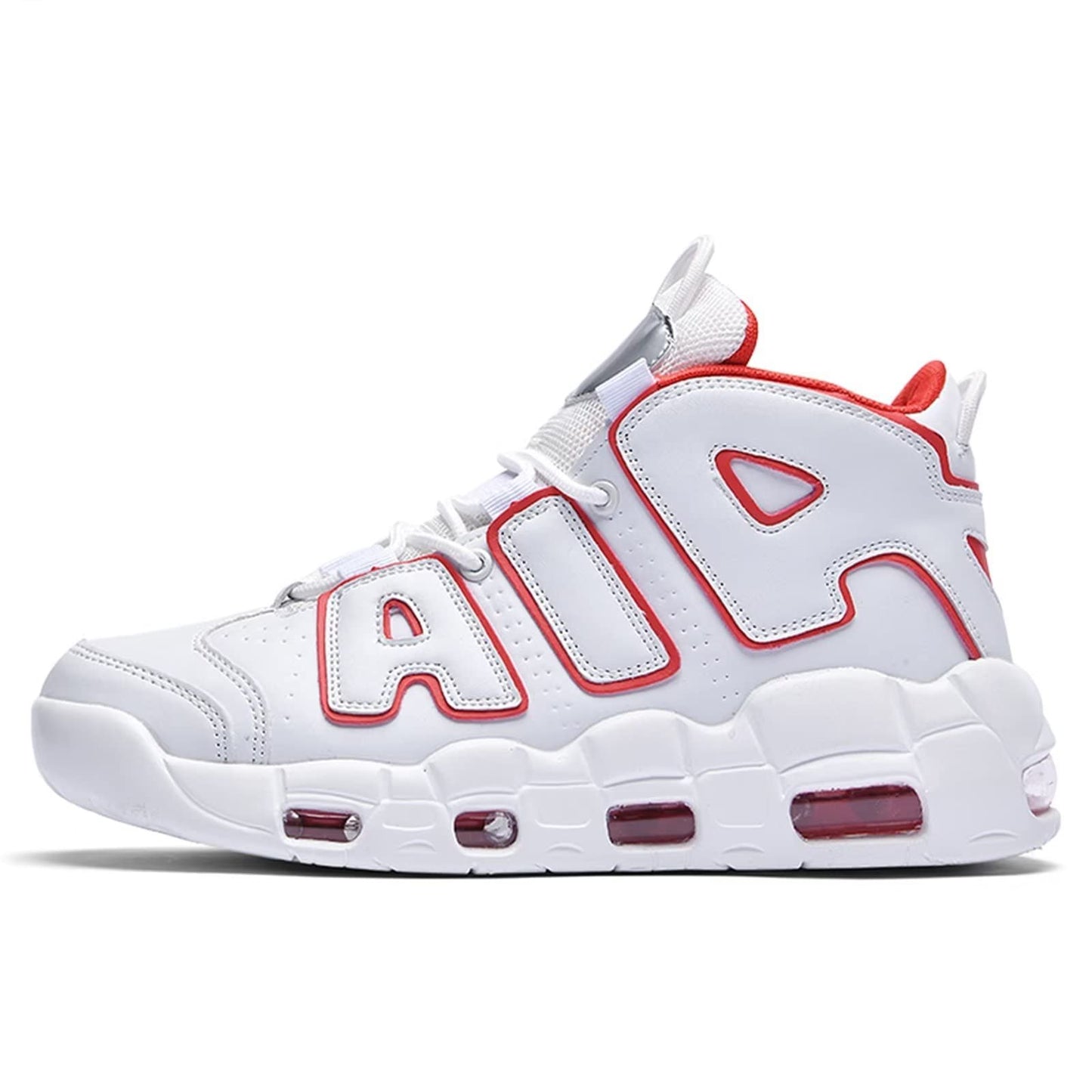 Aszeller Herren Damen Air Uptempo Sneaker Schuhe Laufschuhe Turnschuhe mit Luftpolster Walkingschuhe Basketballschuhe Sportschuhe