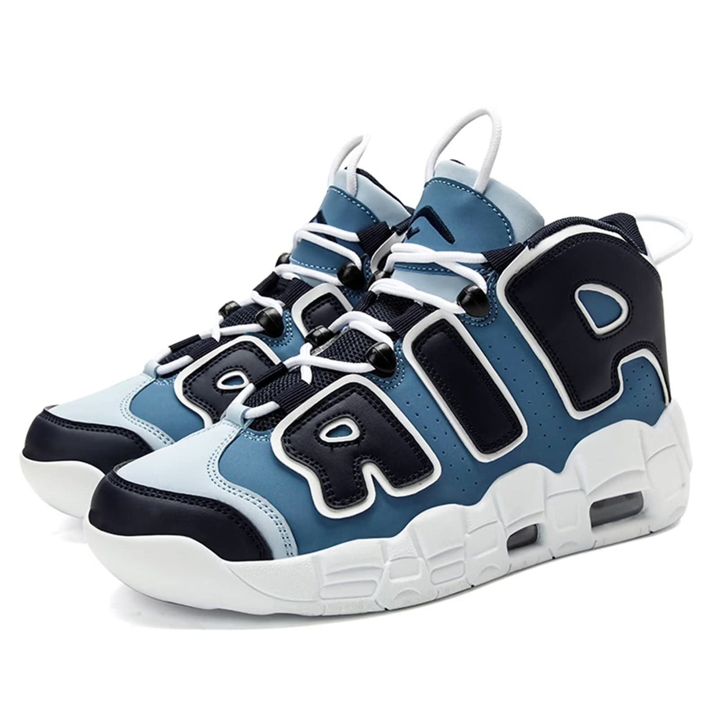 Aszeller Herren Damen Air Uptempo Sneaker Schuhe Laufschuhe Turnschuhe mit Luftpolster Walkingschuhe Basketballschuhe Sportschuhe