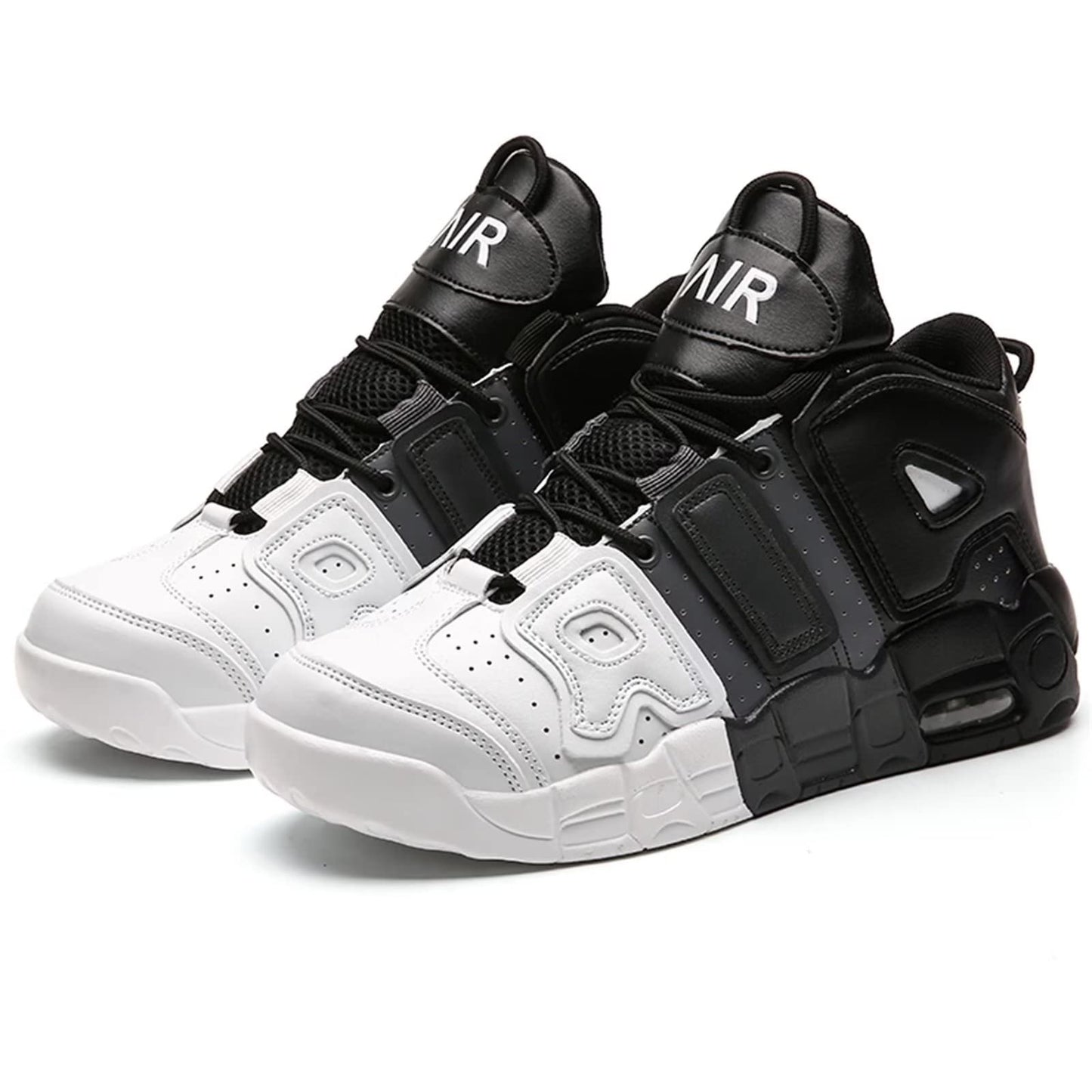 Aszeller Herren Damen Air Uptempo Sneaker Schuhe Laufschuhe Turnschuhe mit Luftpolster Walkingschuhe Basketballschuhe Sportschuhe