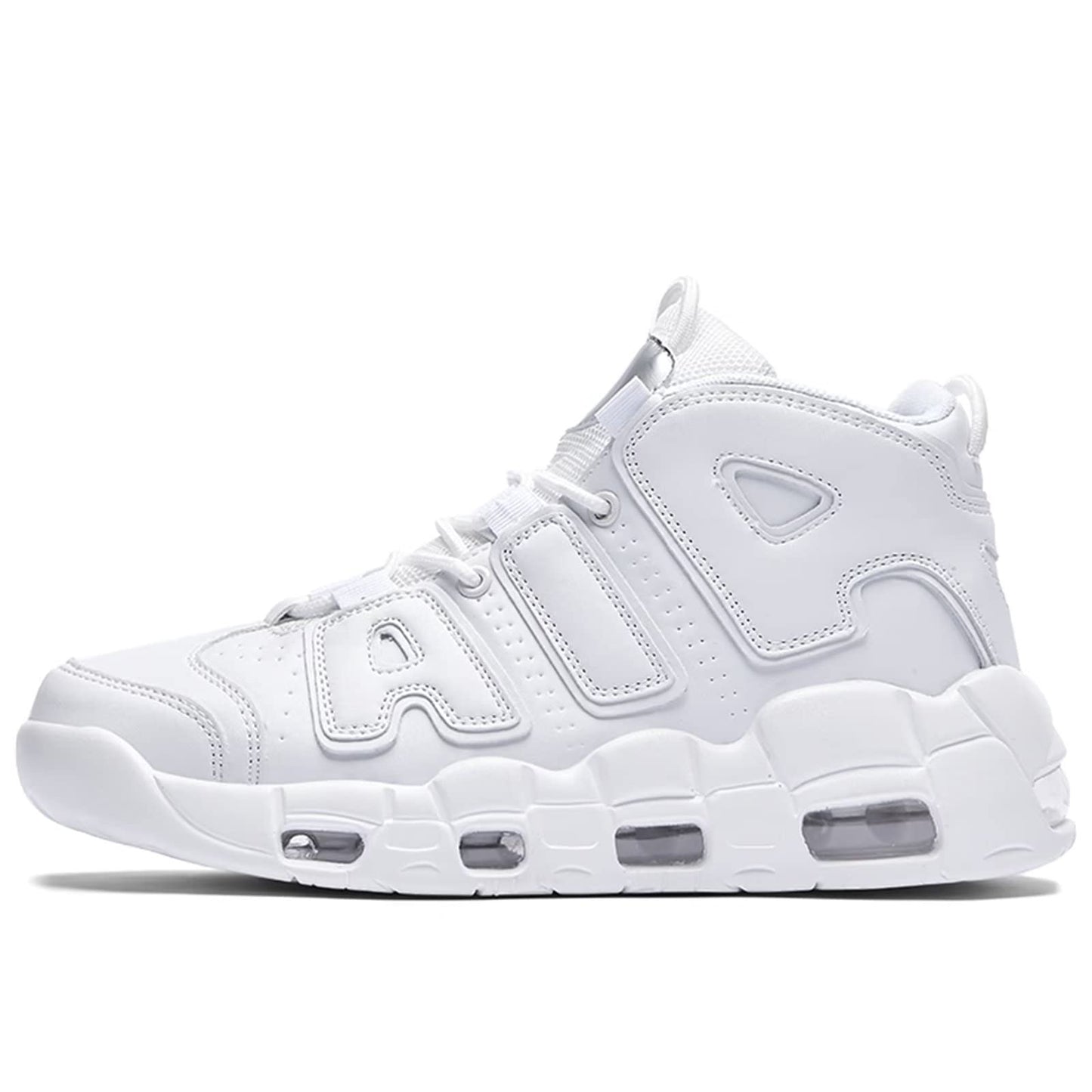 Aszeller Herren Damen Air Uptempo Sneaker Schuhe Laufschuhe Turnschuhe mit Luftpolster Walkingschuhe Basketballschuhe Sportschuhe