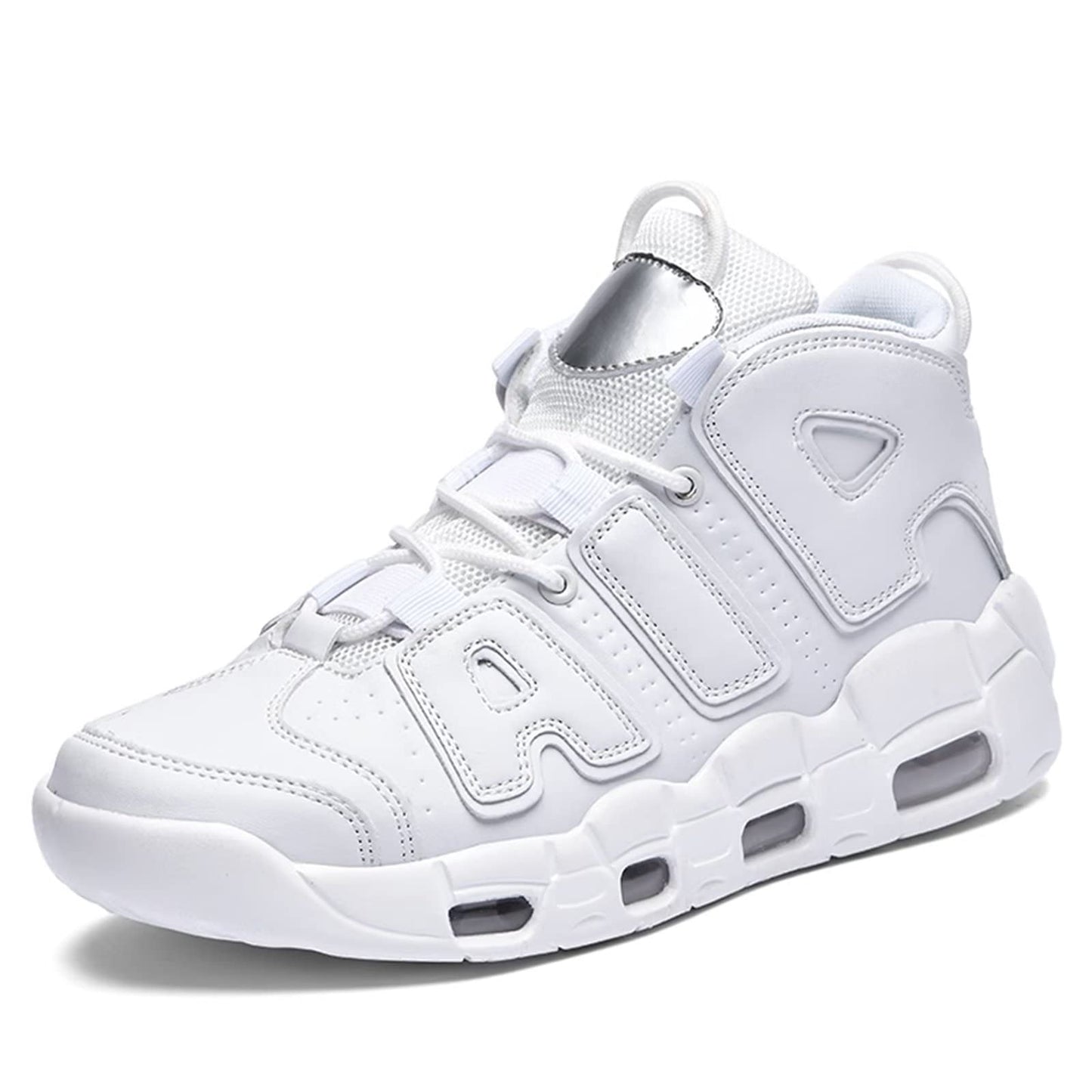 Aszeller Herren Damen Air Uptempo Sneaker Schuhe Laufschuhe Turnschuhe mit Luftpolster Walkingschuhe Basketballschuhe Sportschuhe