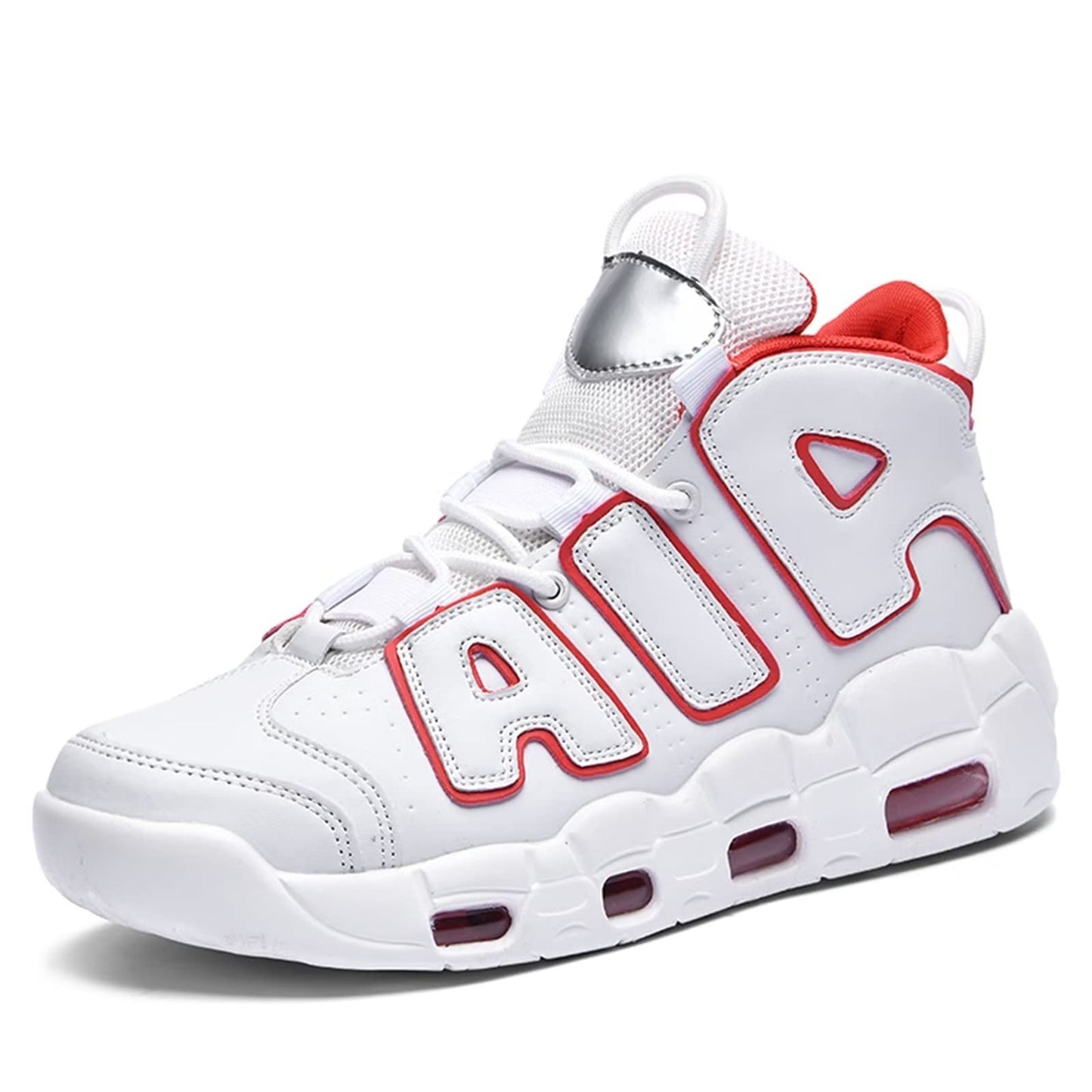 Aszeller Herren Damen Air Uptempo Sneaker Schuhe Laufschuhe Turnschuhe mit Luftpolster Walkingschuhe Basketballschuhe Sportschuhe