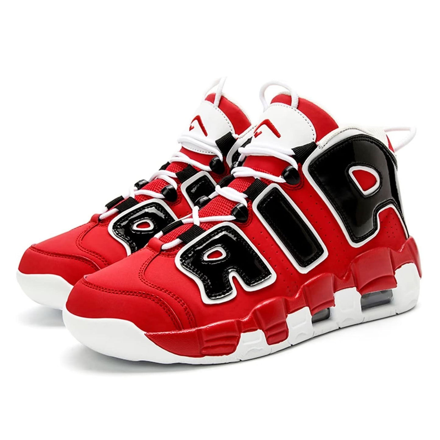 Aszeller Herren Damen Air Uptempo Sneaker Schuhe Laufschuhe Turnschuhe mit Luftpolster Walkingschuhe Basketballschuhe Sportschuhe