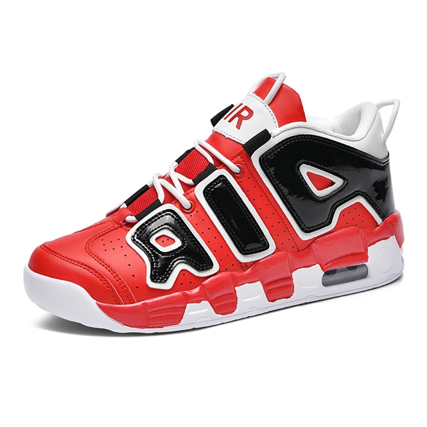 Aszeller Herren Damen Air Uptempo Sneaker Schuhe Laufschuhe Turnschuhe mit Luftpolster Walkingschuhe Basketballschuhe Sportschuhe