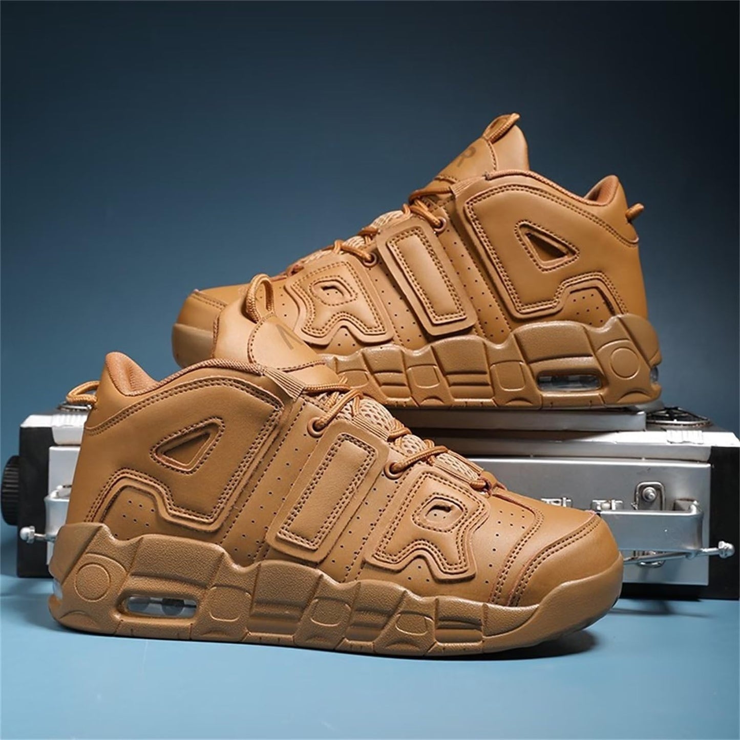 Aszeller Herren Damen Air Uptempo Sneaker Schuhe Laufschuhe Turnschuhe mit Luftpolster Walkingschuhe Basketballschuhe Sportschuhe