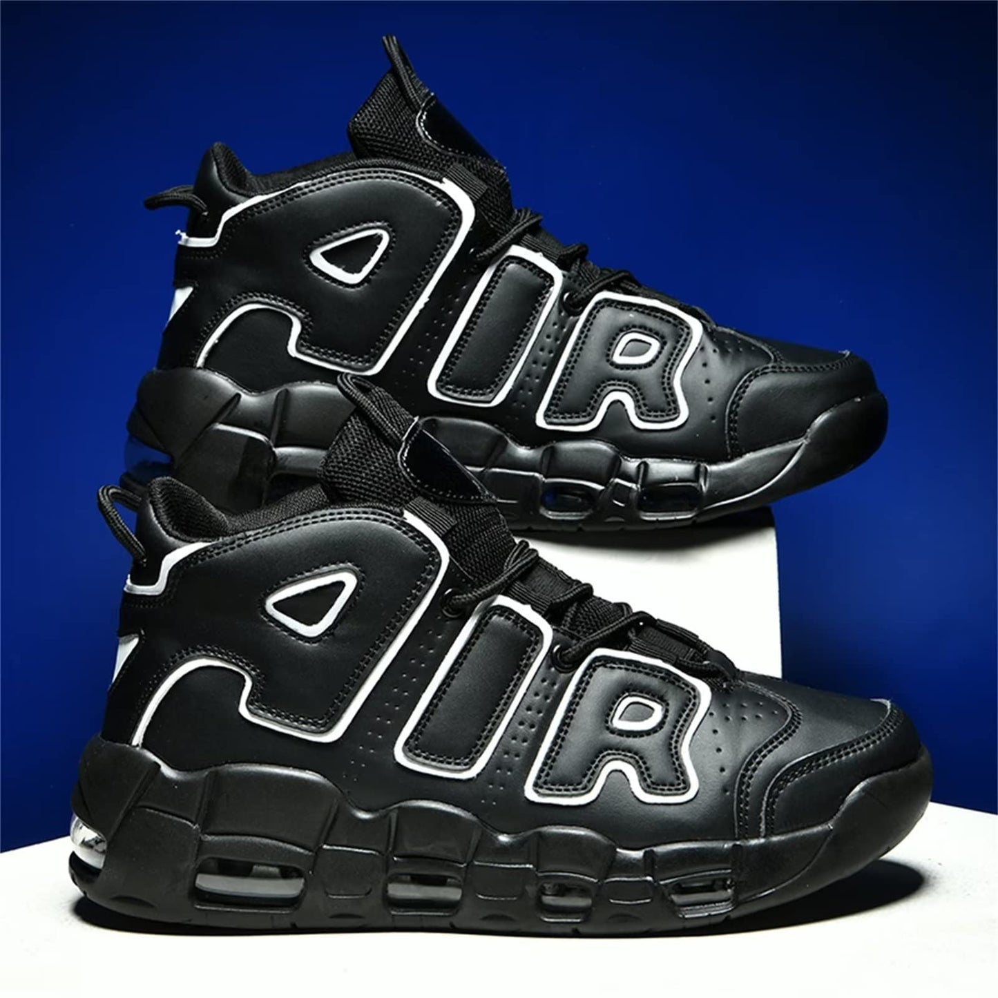 Aszeller Herren Damen Air Uptempo Sneaker Schuhe Laufschuhe Turnschuhe mit Luftpolster Walkingschuhe Basketballschuhe Sportschuhe