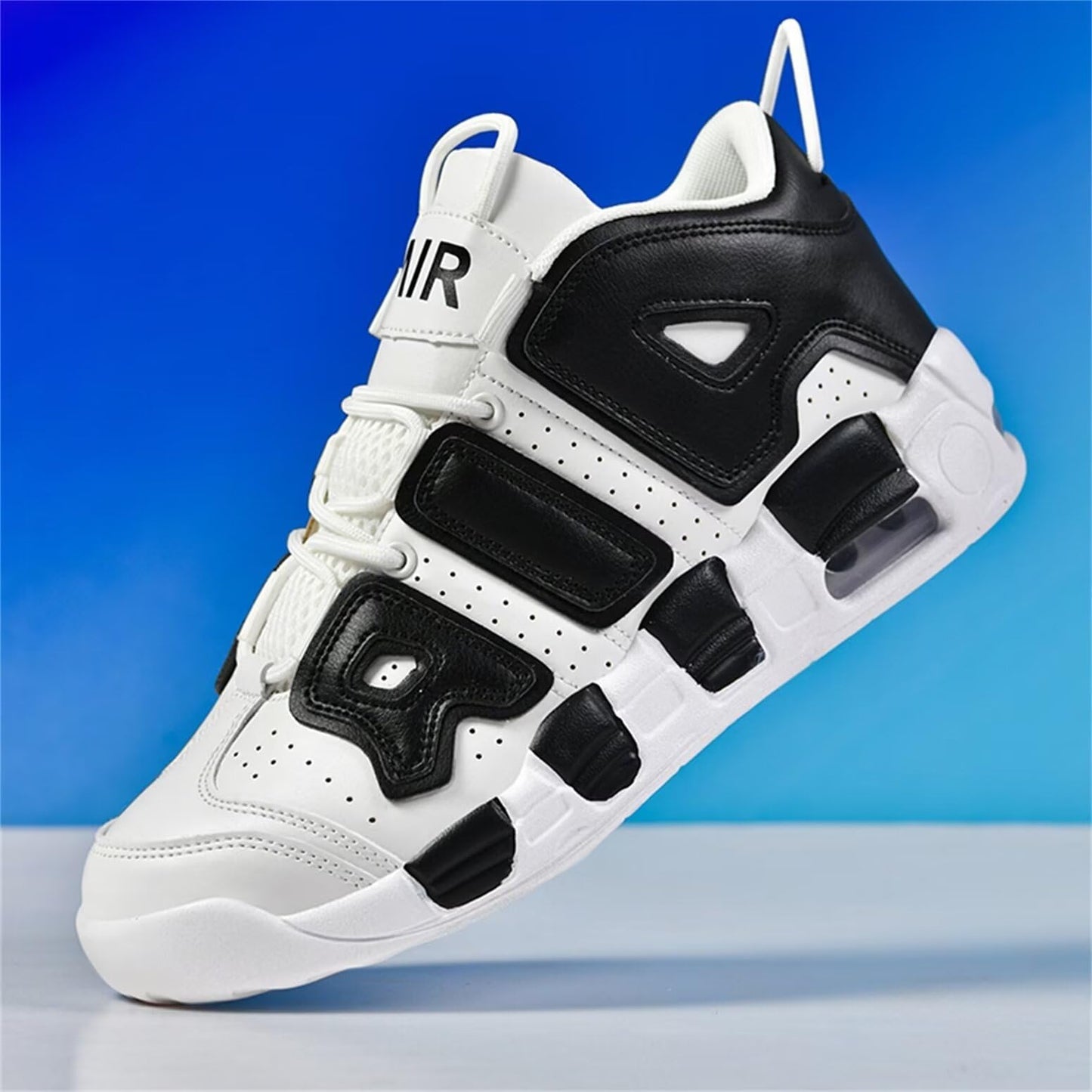 Aszeller Herren Damen Air Uptempo Sneaker Schuhe Laufschuhe Turnschuhe mit Luftpolster Walkingschuhe Basketballschuhe Sportschuhe